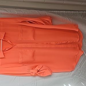 Apt.9 100% polyester dress shirt M